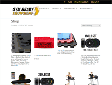 Tablet Screenshot of gymreadyequipment.com